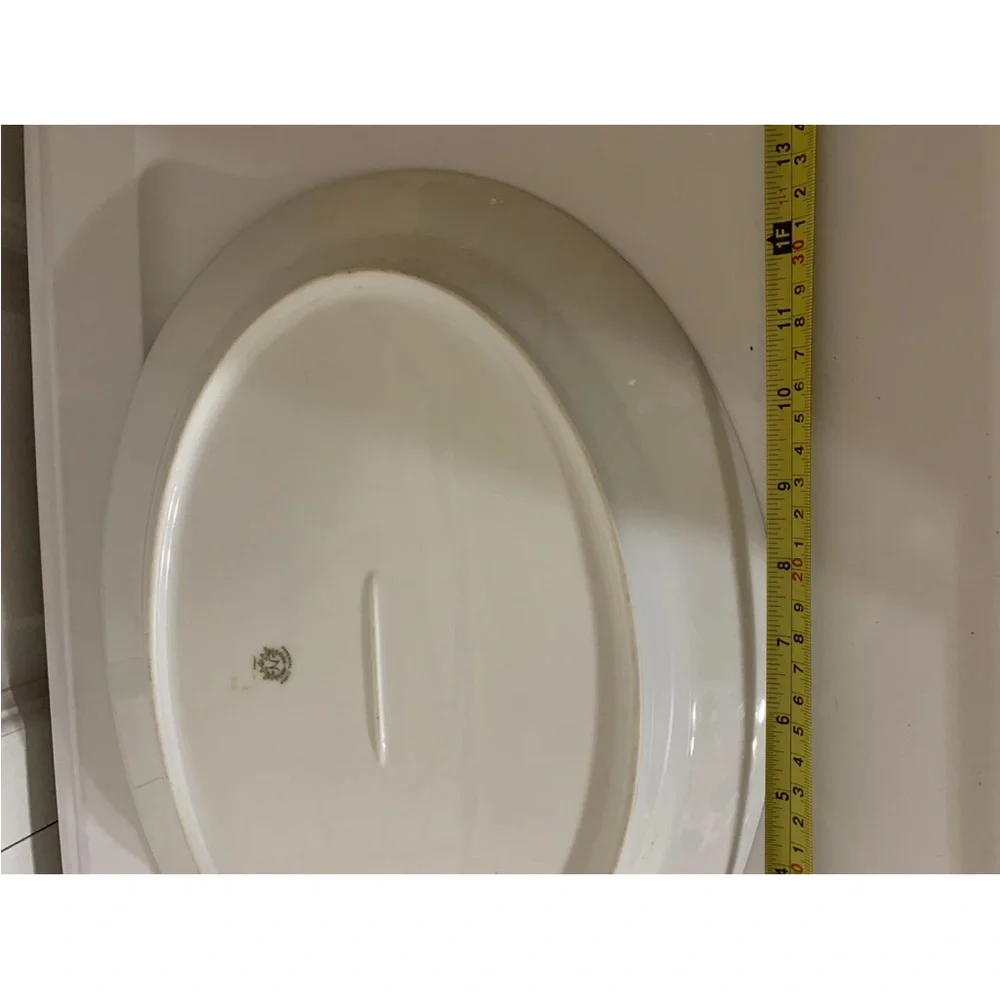 Noritake Cream Floral Oval Platter‎